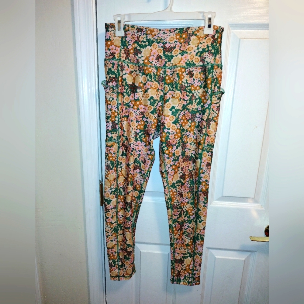 Floral Leggings sz L